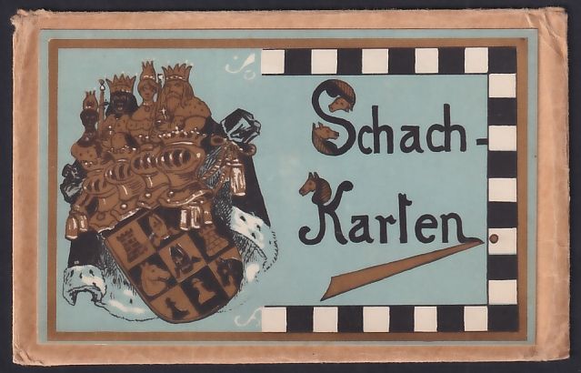Cartoline postali: 12 AK Schachkarten, Serie, Einladung, Ro – Usato da Berlin venduto da bartko-reher