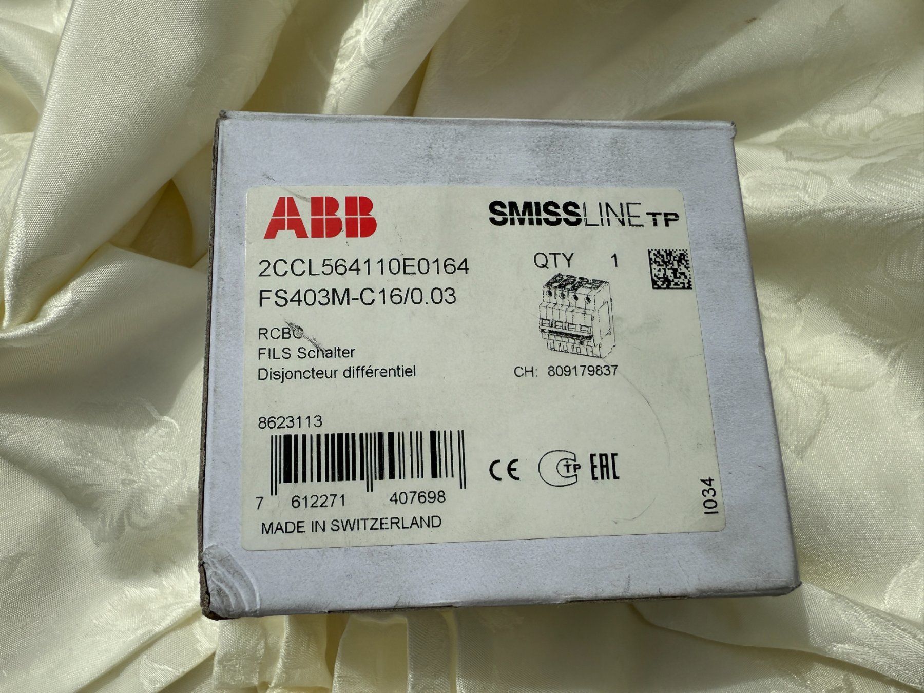 ABB Interruttori: ABB FS403M-C16/0.03 Differentialschalter NEU NP 290.- – Nuovo e nell'imballaggio originale da Vacallo venduto da cri_229f 1