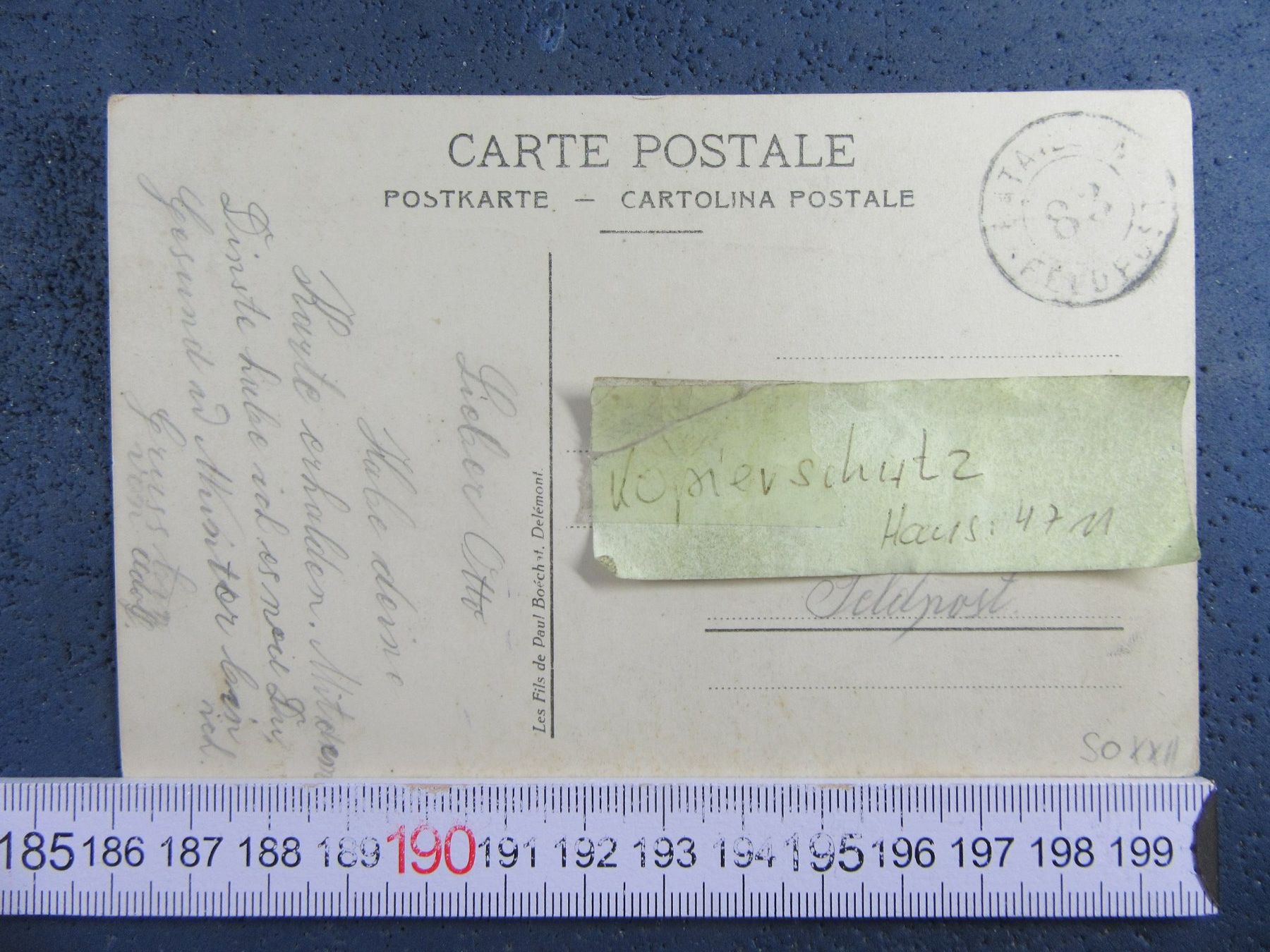 Cartes postales: KLEIN-LÜTZEL SO AK ANTIK FELDPOST BAT 83 – D'occasion à Ettingen par Hausi4711 2
