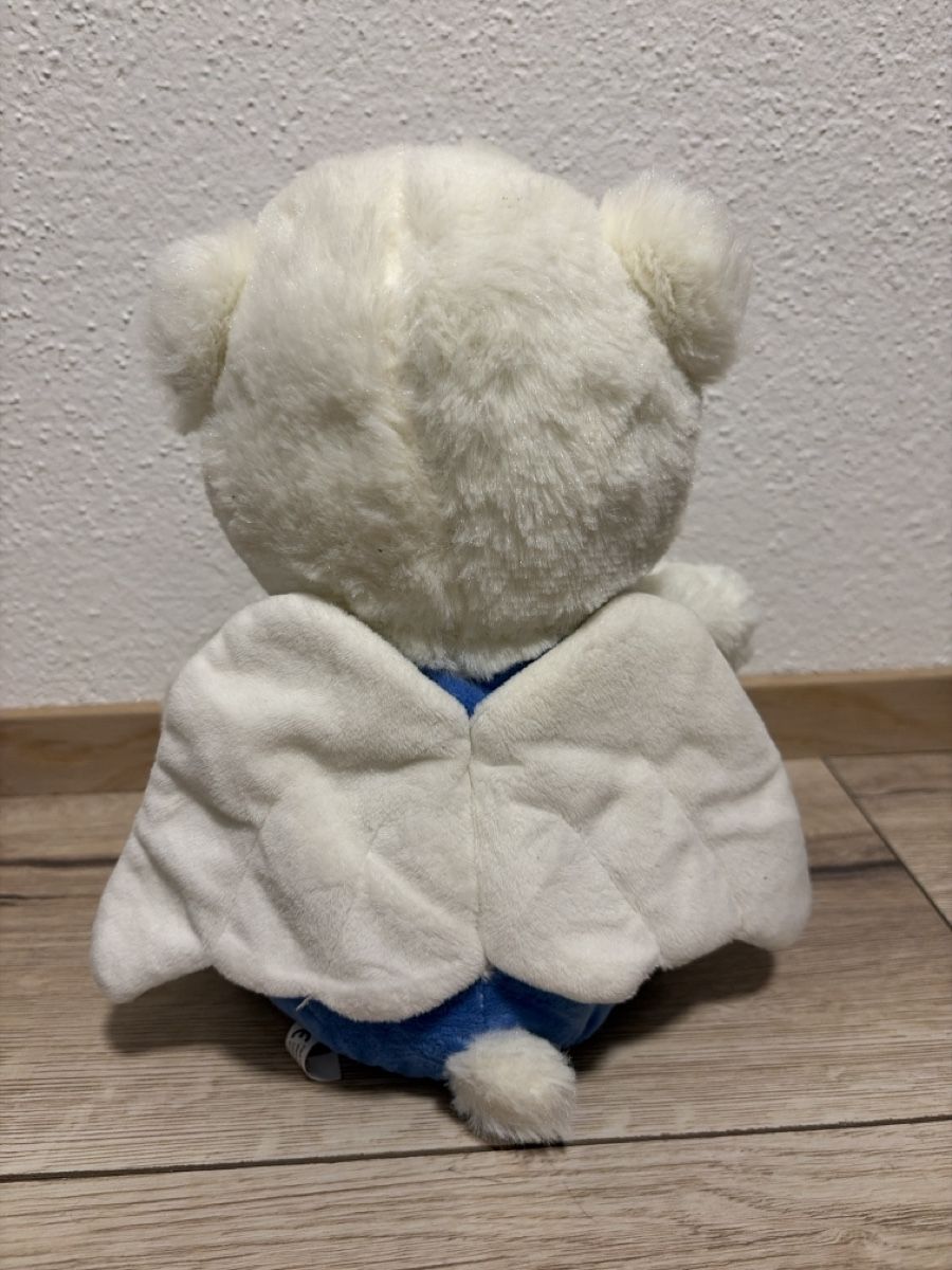 Giocattoli: Plüschtier Bär weiss blau Flügel – Nuovo (secondo la descrizione) da Maienfeld venduto da Jasmin_laeser 1
