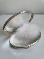 Alte Puderdose 925 Silber 