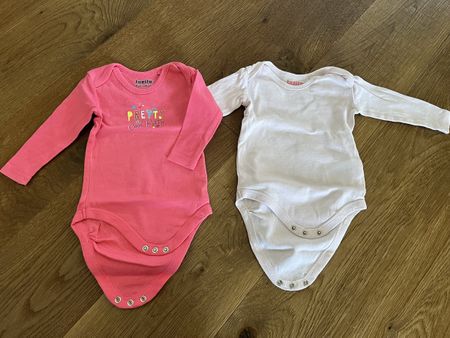 LUPILU 2 x Langarmbody Größe 62/68