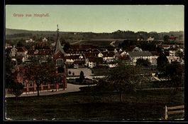 AK Hauptwil, Ortsansicht mit Kirche