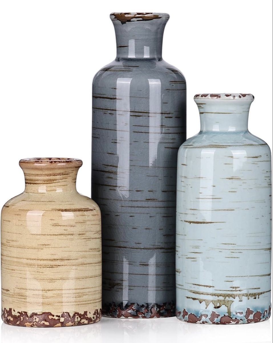 Vasi & Recipienti: Keramikvasen Set 3-teilig – Nuovo e nell'imballaggio originale da Gossau ZH venduto da amzbud 1