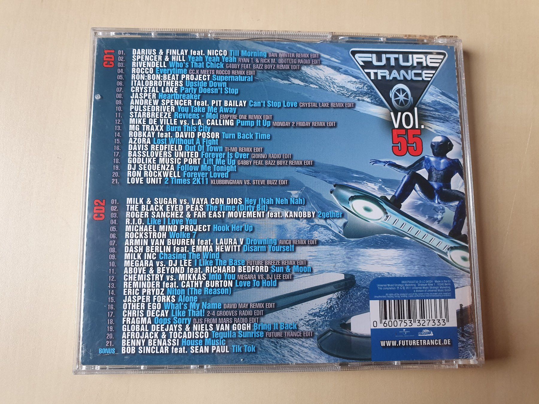 CDs: Future Trance Vol. 55 – Gebraucht aus Stansstad von collectorsshop 1