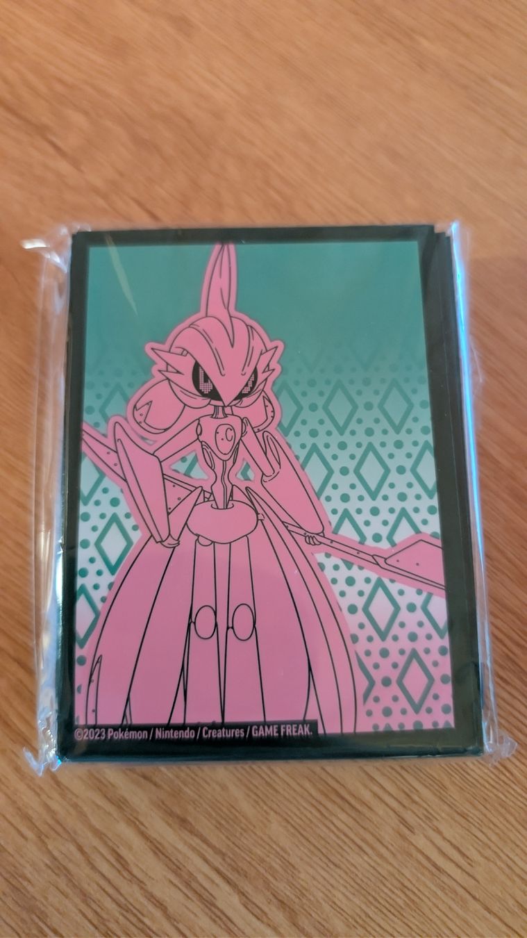 Pokémon Carte collezionabili: 1x Paradox Rift Sleeves, Iron Valiant artwork – Nuovo (secondo la descrizione) da Ascona venduto da MitzMuseum