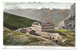 Gemmi (VS) Hotel Wildstrubel - Alpen - Bergführer - 1906