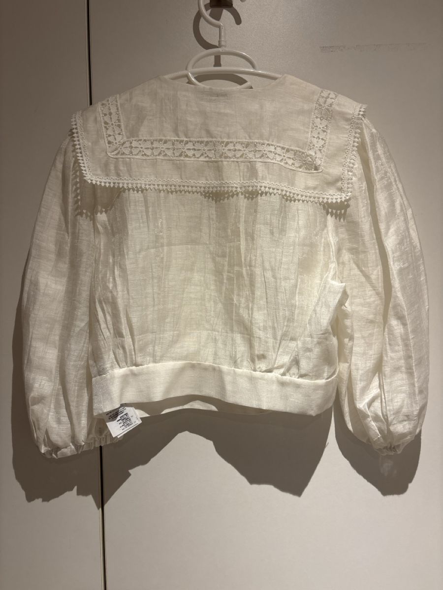Sandro Camicette: Leinenbluse Sandro – Nuovo e nell'imballaggio originale da Hilterfingen venduto da lavendu 3