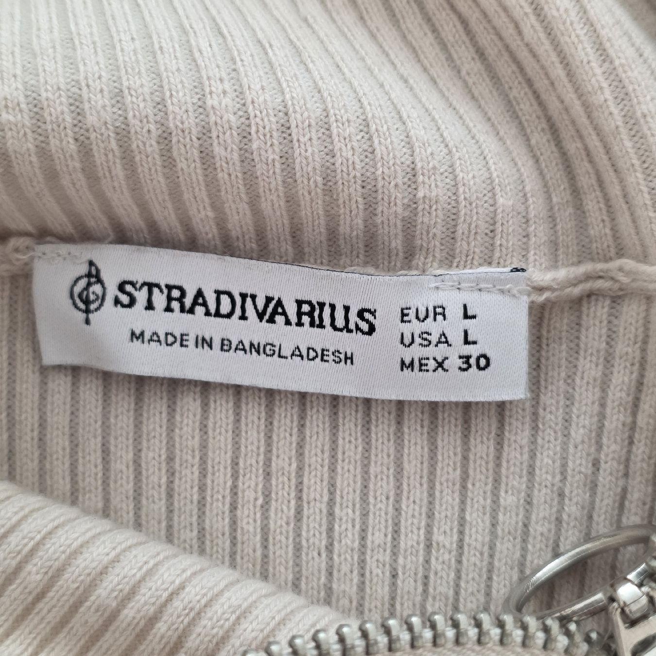 Stradivarius Maglioni & Felpe: Stradivarius Ripppullover beige Reissverschluss Grösse L – Nuovo (secondo la descrizione) da Rheinsulz venduto da Gilea 4
