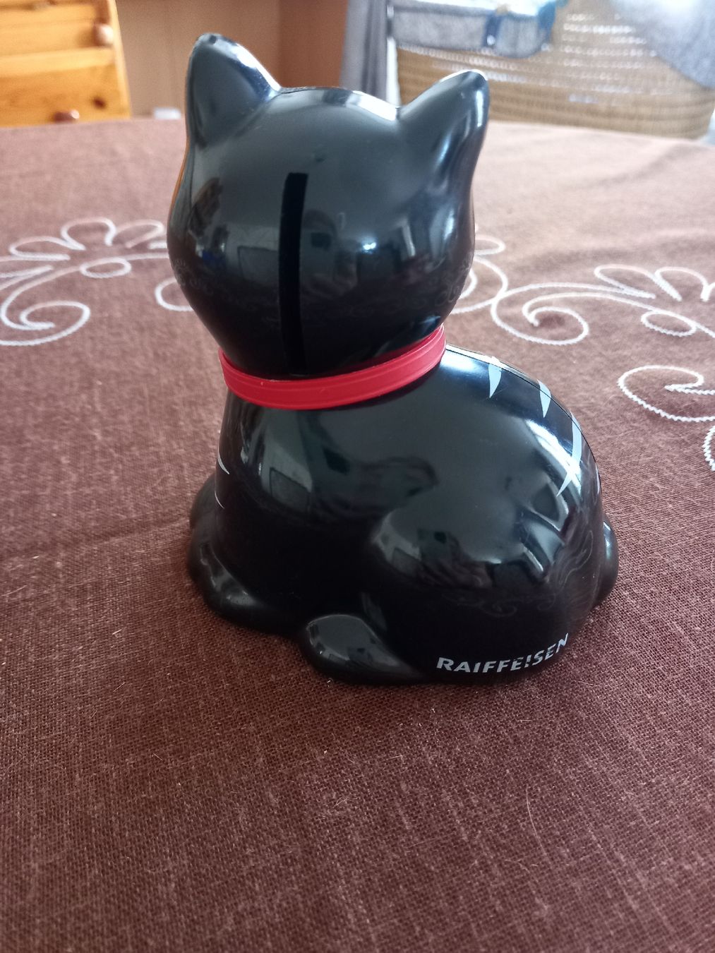 Spardosen: Sparschwein Katze schwarz Raiffeisen – Gebraucht aus Aarburg von chregi79 1