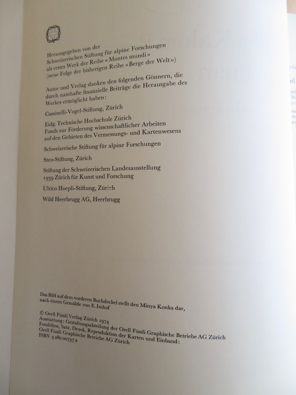 Bücher: Eduard Imhof: Expedition 1930 – Gebraucht aus Bern von mordswein 4