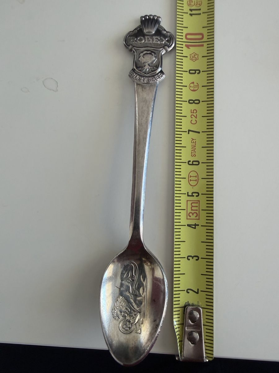 Cucchiai: Seltene Rolex Bucherer Löffel Silber – Usato da Hergiswil NW venduto da han_vq98