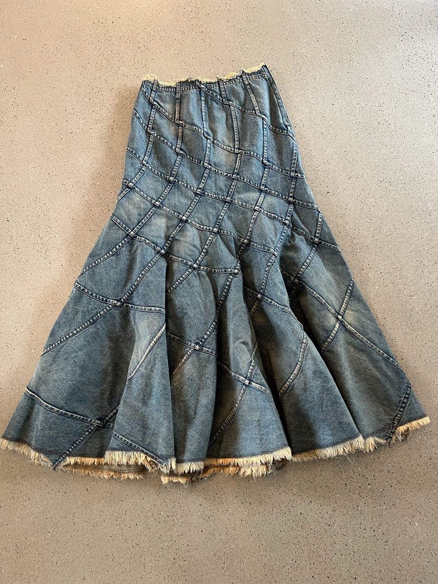 Comme Des Garcons Gonne: Junya Watanabe Comme des Garcons Denim Skirt – Usato da Beinwil am See venduto da isole 3