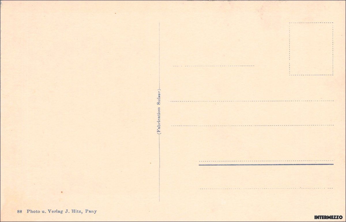 Cartoline postali: Pany GR // 1246 m. Dorf – Usato da Basel venduto da intermezzo12 1