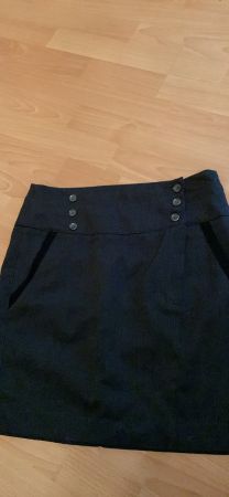 Jolie jupe Esprit t. 34 gris chiné