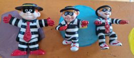 3 Hamburglar McDonald's Figuren gebraucht
