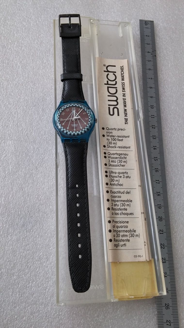 Swatch Orologi: Swatch  1991 Sammleruhr – Nuovo e nell'imballaggio originale da Zürich venduto da sendbad 2
