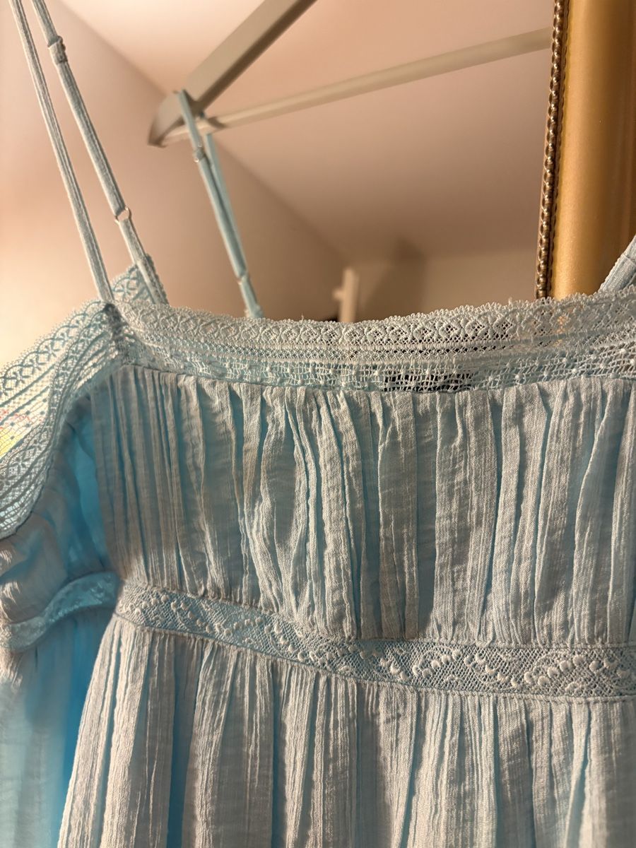 Only Vestiti: Sommerkleid hellblau mit Spitze – Nuovo (secondo la descrizione) da Luzern venduto da ale_v5qn 2