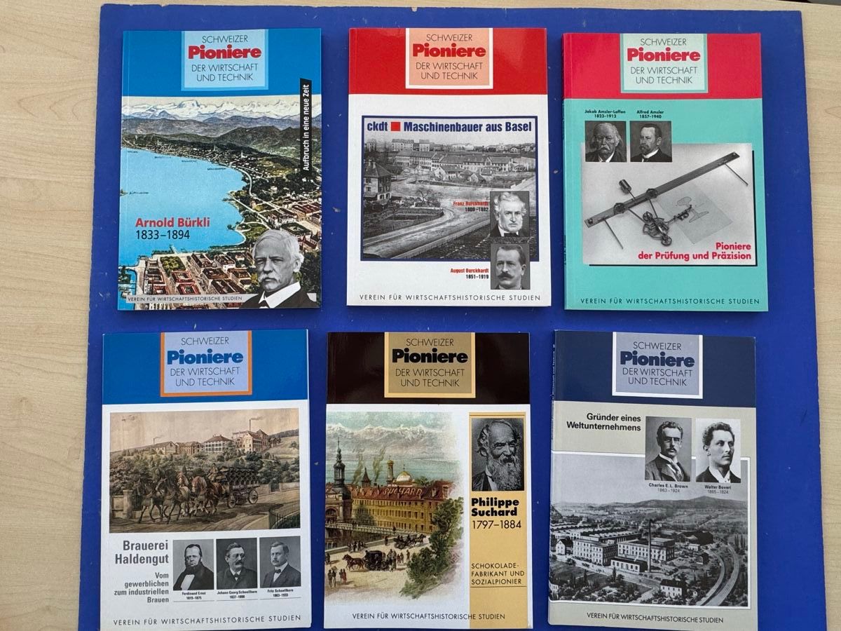 Bücher: Schweizer Pioniere der Wirtschaft und Technik Band 1 - 60 – Gebraucht aus Adliswil von buch_und_kunst 7
