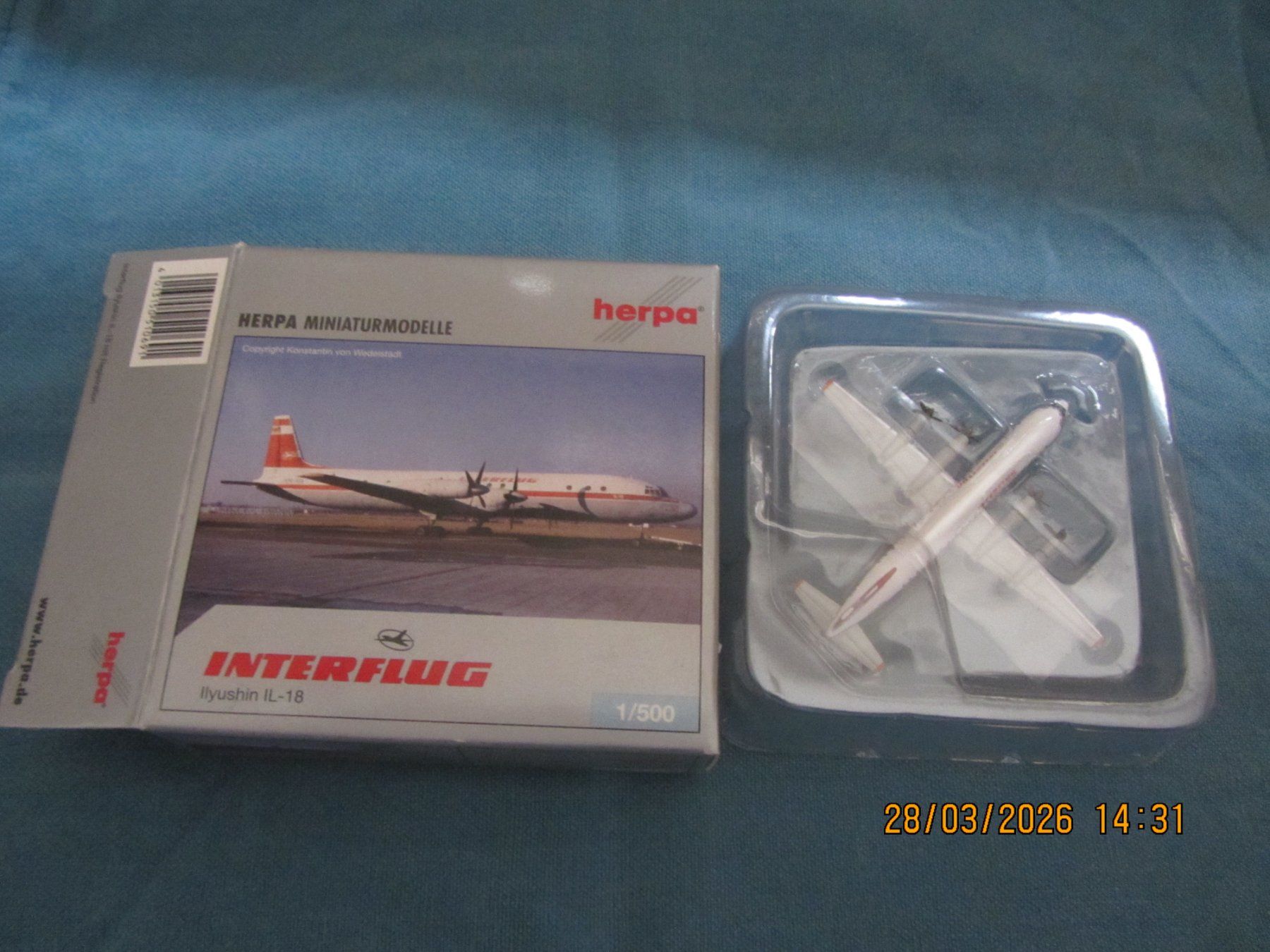 Herpa Kit di modellismo & Modellini statici: Herpa 1:500 Ilyushin IL-18 Interflug – Nuovo e nell'imballaggio originale da Kirchberg BE venduto da sonne88