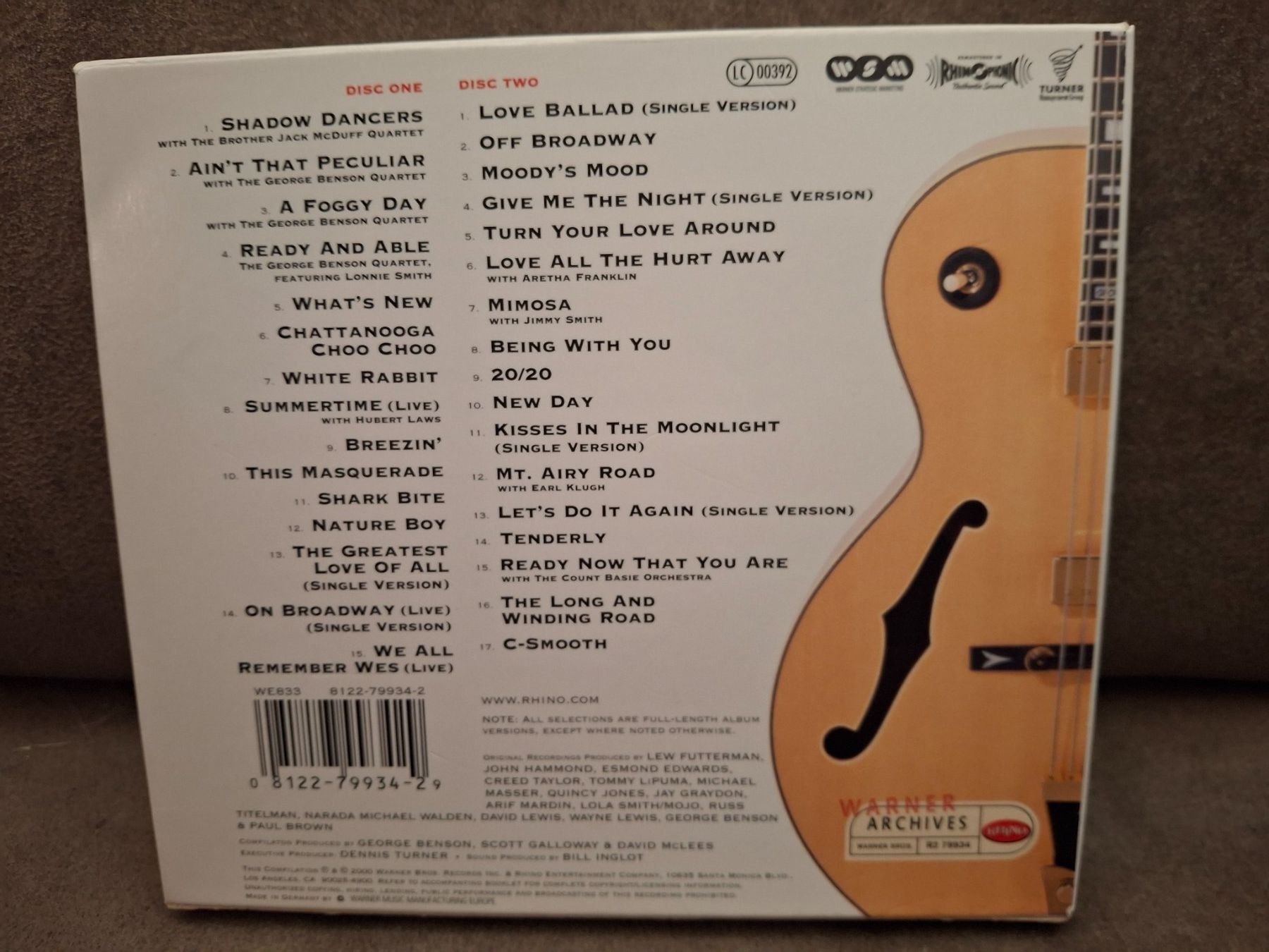 CD: George Benson – Anthology – Usato da St.Gallen venduto da CD_jalamusic 1