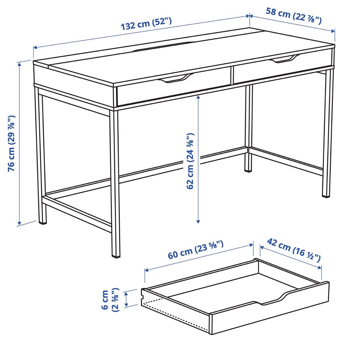 Scrivanie: Bureau Ikea Alex  – Usato da Chavornay venduto da mia_5xxh 1