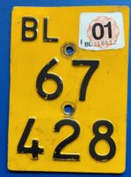 Töffli Mofa Nummernschild BL Vignette 2001 Puch Sachs usw.