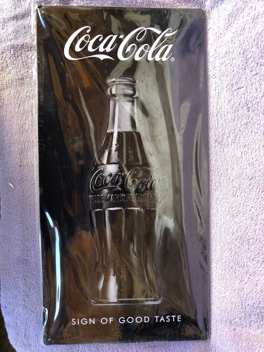 Coca-Cola Insegne: Coca cola werbung alte flasche reklame – Nuovo e nell'imballaggio originale da Reinach AG venduto da rares75