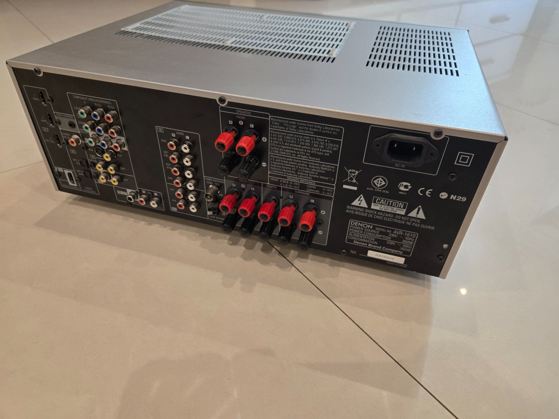 Denon Ricevitori: Denon AVR-1610 AV Surround Receiver – Usato da Buochs venduto da ribidavid 3