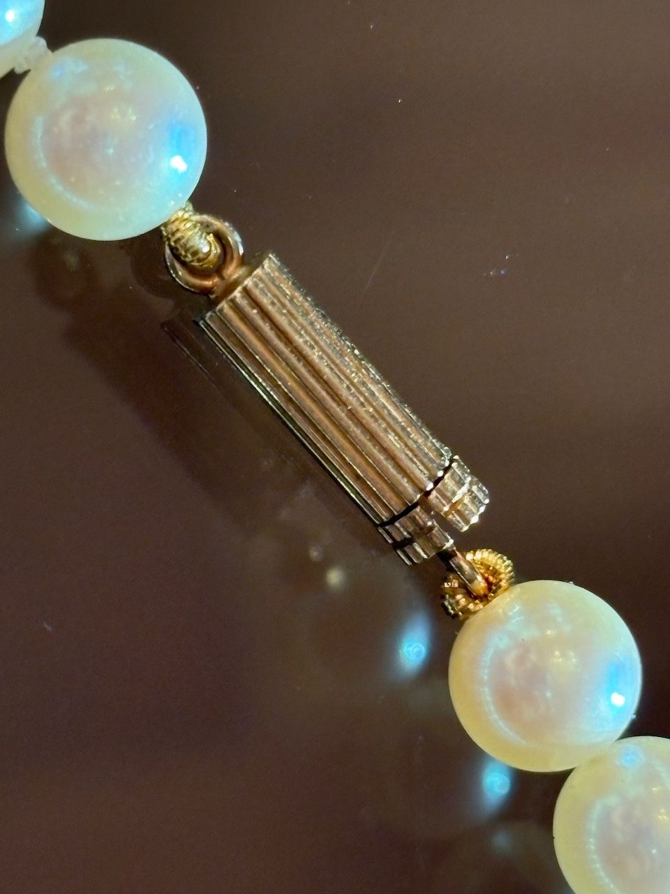 Catenine: Süsswasser-Perlenkette mit 24 Brillanten – Usato da Rütihof venduto da Bashful 7