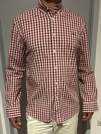 Chemise McNeal carreaux rouge et blanc taille M