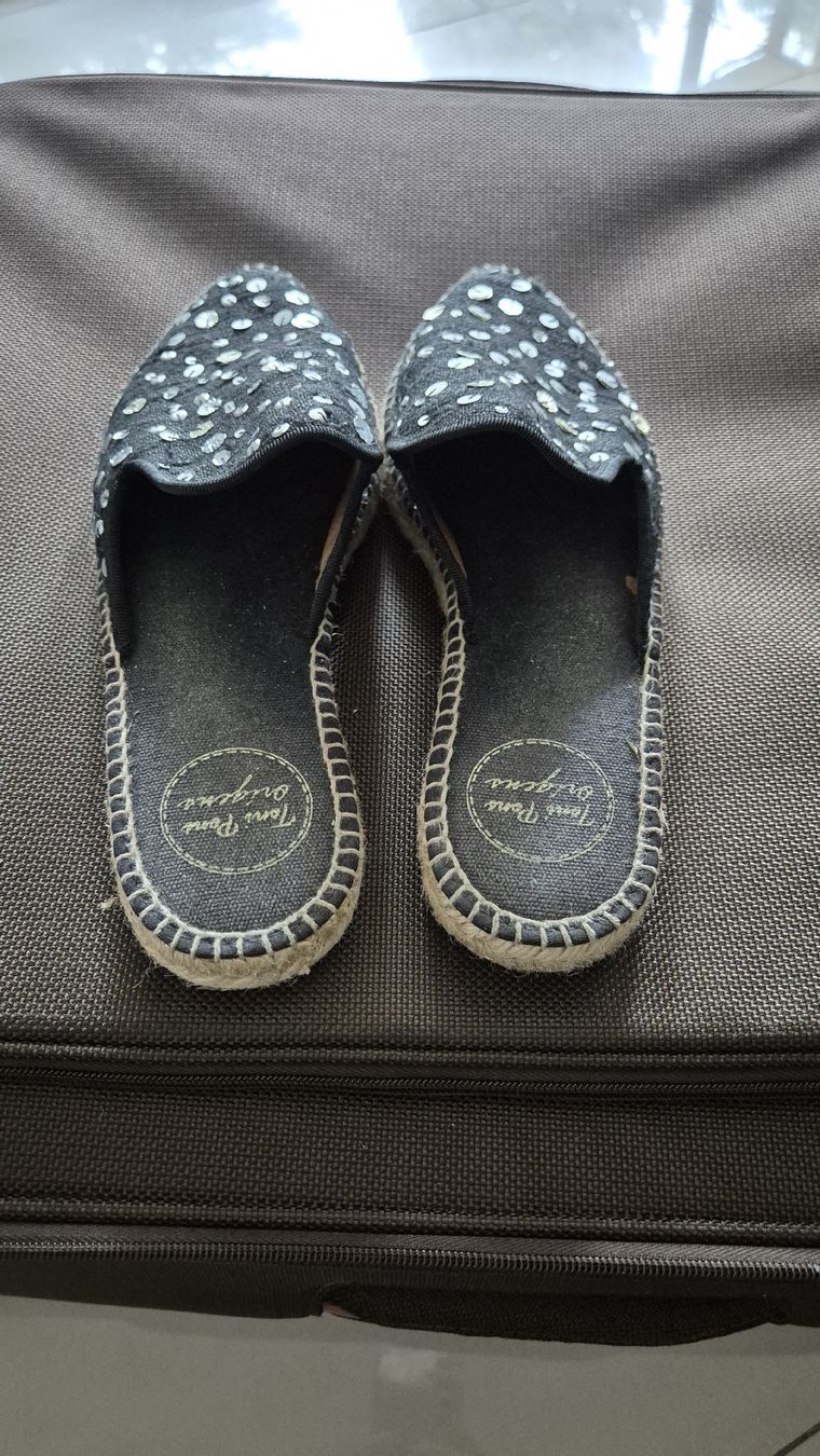 Damenschuhe: Espadrilles à sequins – Neu (gemäss Beschreibung) aus Rolle von pat_n5p5 2