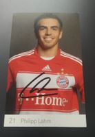 Philipp Lahm FC Bayern Top-Karte, original signiert