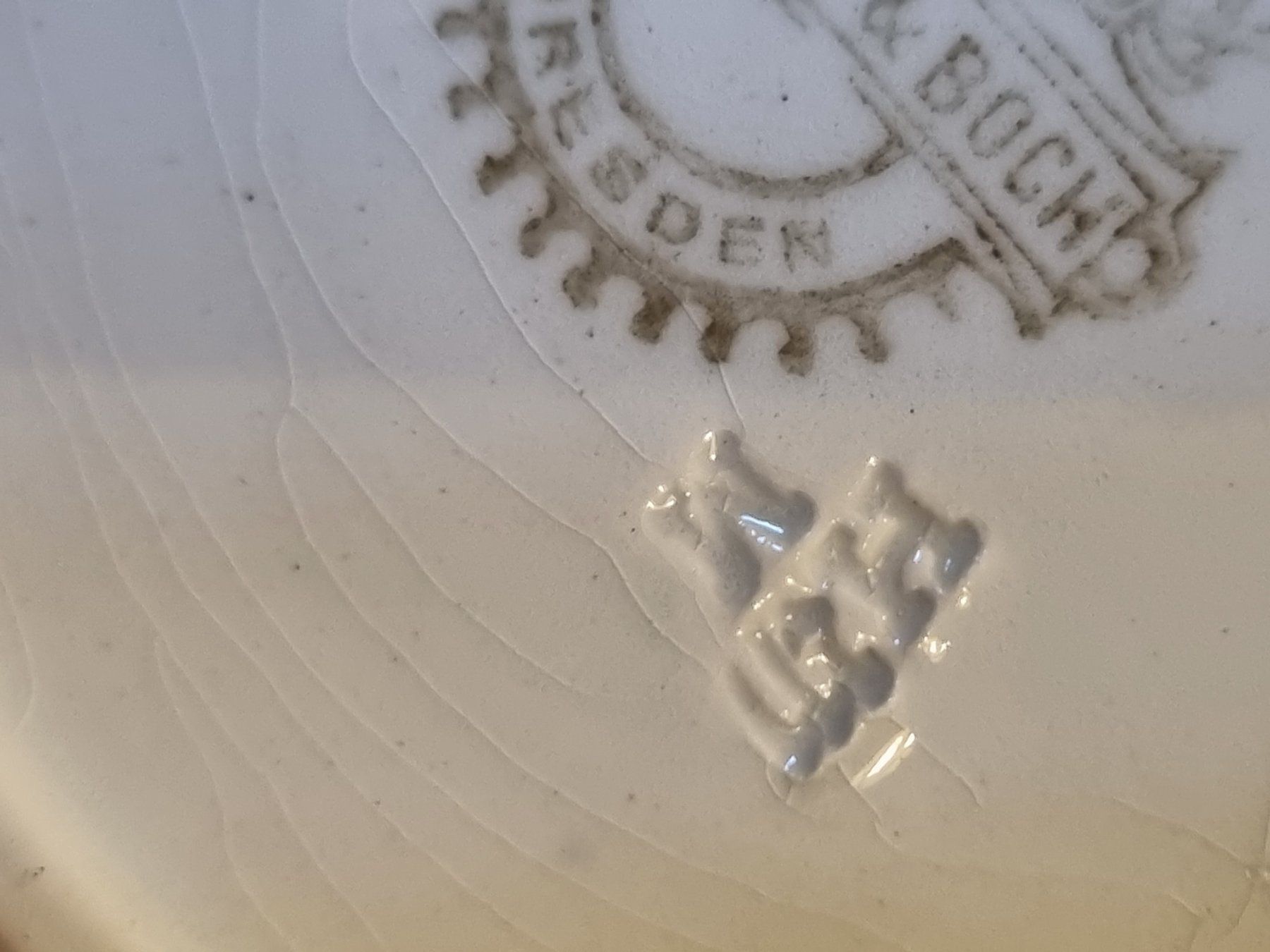 Villeroy & Boch Tazze: Villeroy & Boch Dresden 3 antike Teegedecke – Usato da Scharnachtal venduto da devin03 4
