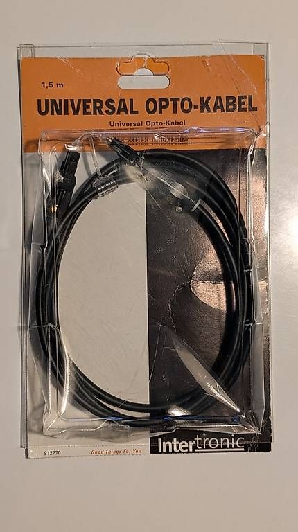 Cavi: Universal 1,5 m Opto-Kabel von Intertronic – Usato da Zuerich venduto da Britpop