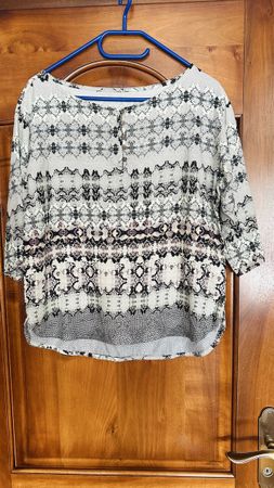 Viskose Bluse, Grösse S, Made in Italy, Top Zustand!