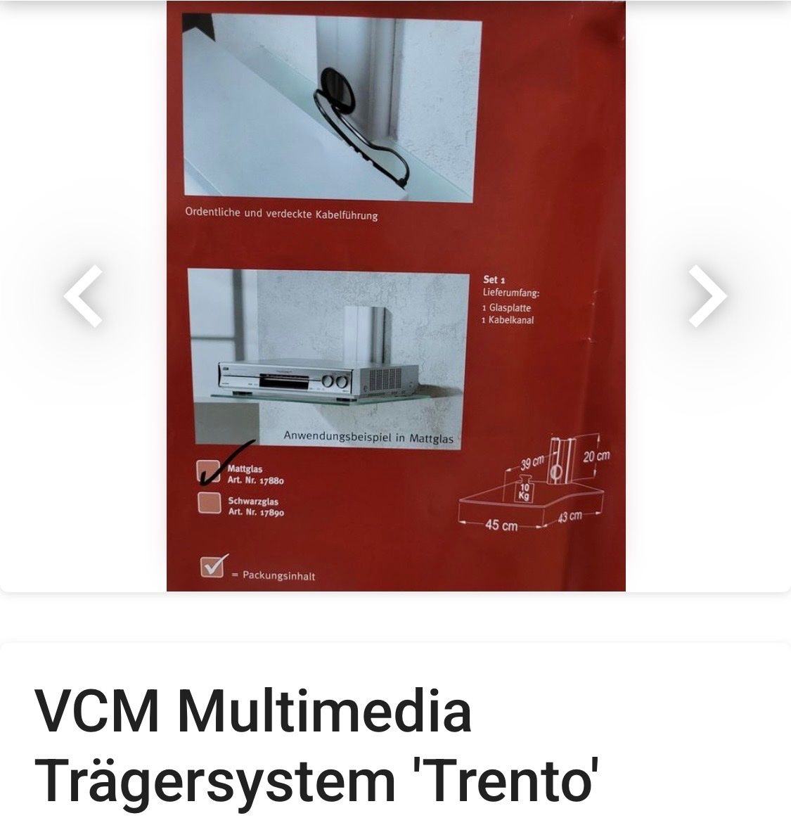 Amplificatori: Trägersystem Trento – Usato da Niederrohrdorf venduto da ste_lqk5 4