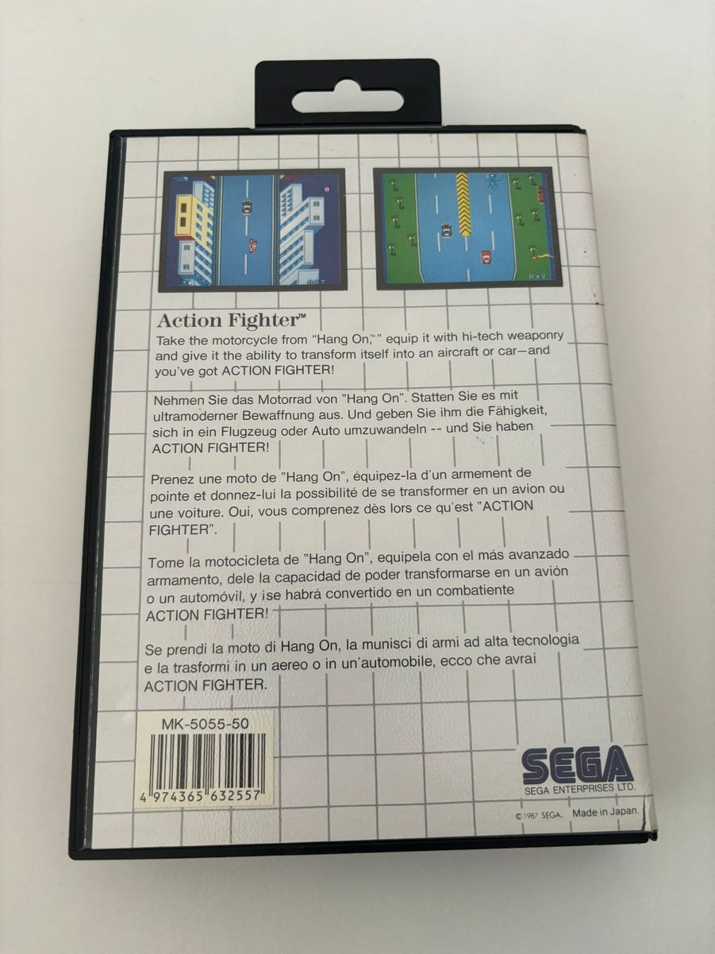Sega Giochi: Action Fighter (SEGA Master System) – Usato da Herisau venduto da Seyashop_2 2