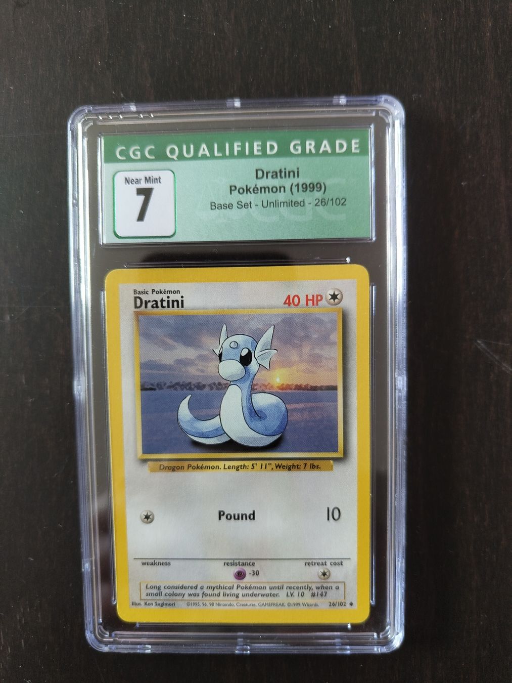 Karten: Pokemon Dratini 1999 Englisch gegradet – Gebraucht aus Zürich von Slevin2710
