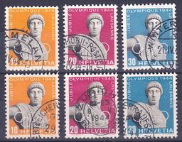 1944, Nr. 259w-261w und 259x-261x, gest.