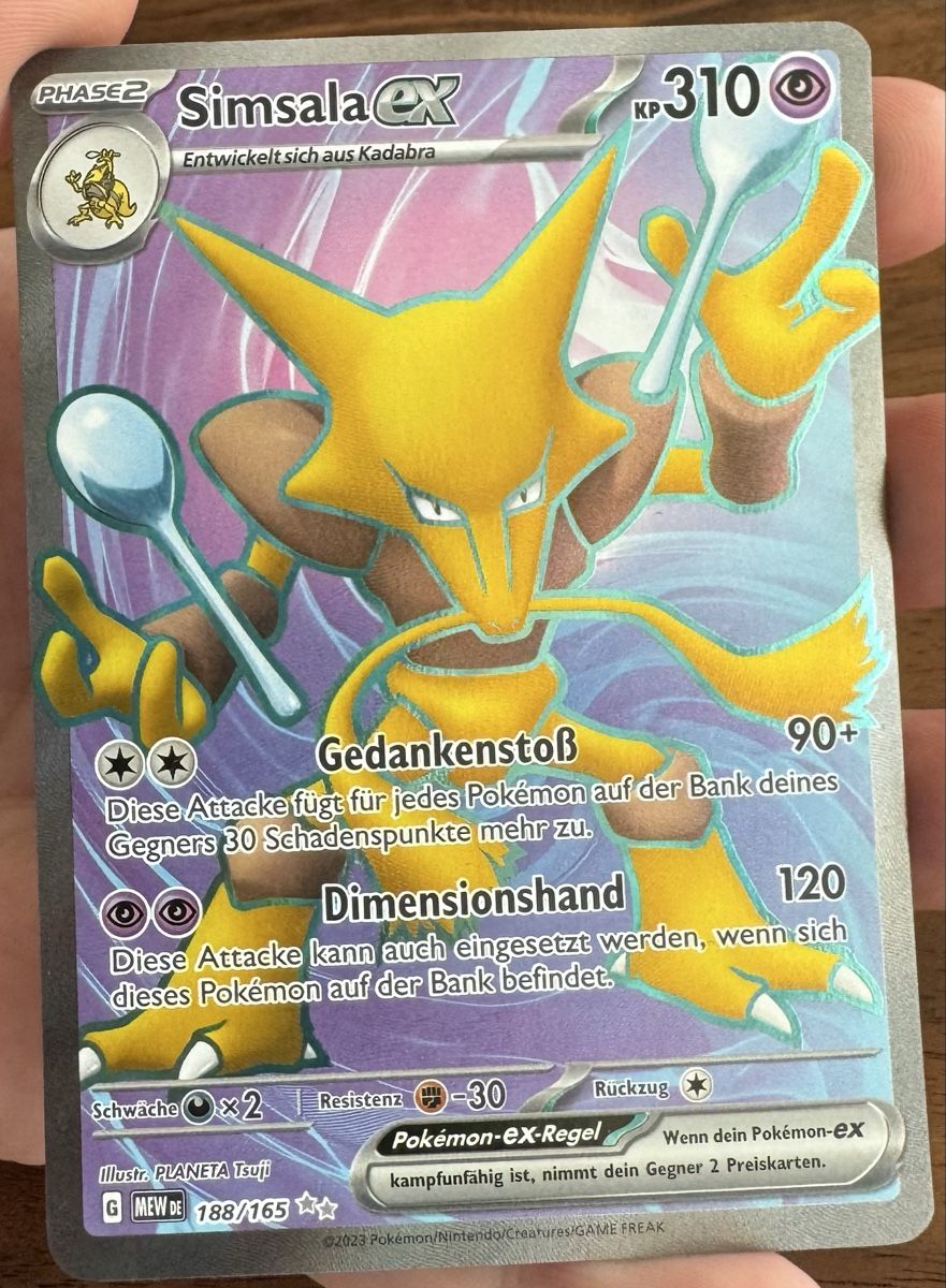 Cartes: Pokémon Karte, Simsala ex – Neuf (Voir description) à Stansstad par dug_8drx 2