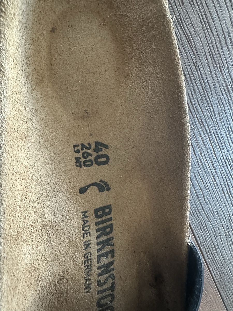 Birkenstock Scarpe da donna: Birkenstock Gr. 40 schwarz matt – Usato da Diepoldsau venduto da Soleil0425 2