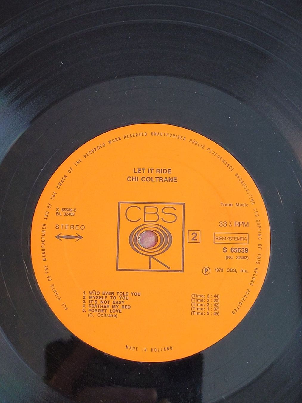 Dischi in vinile: Vinyl - Chi Coltrane - Let it Ride – Usato da La Chaux-de-Fonds venduto da reu_kx5l 5
