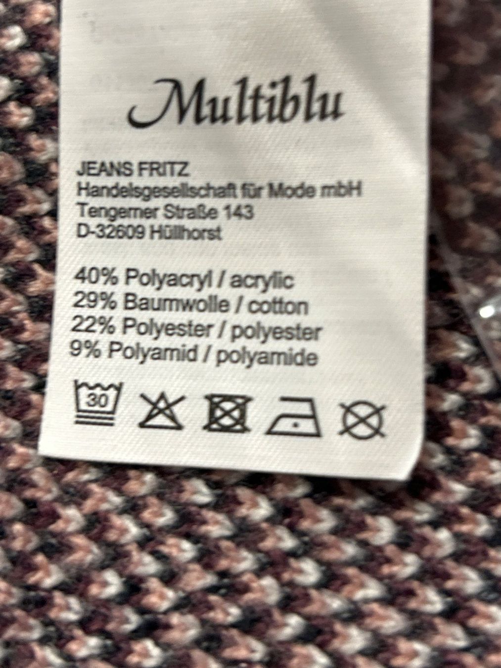 Giacche: Lange Strickjacke im Karomuster von Multiblu G. 40 – Nuovo (secondo la descrizione) da Brunnen venduto da Nala2929 7