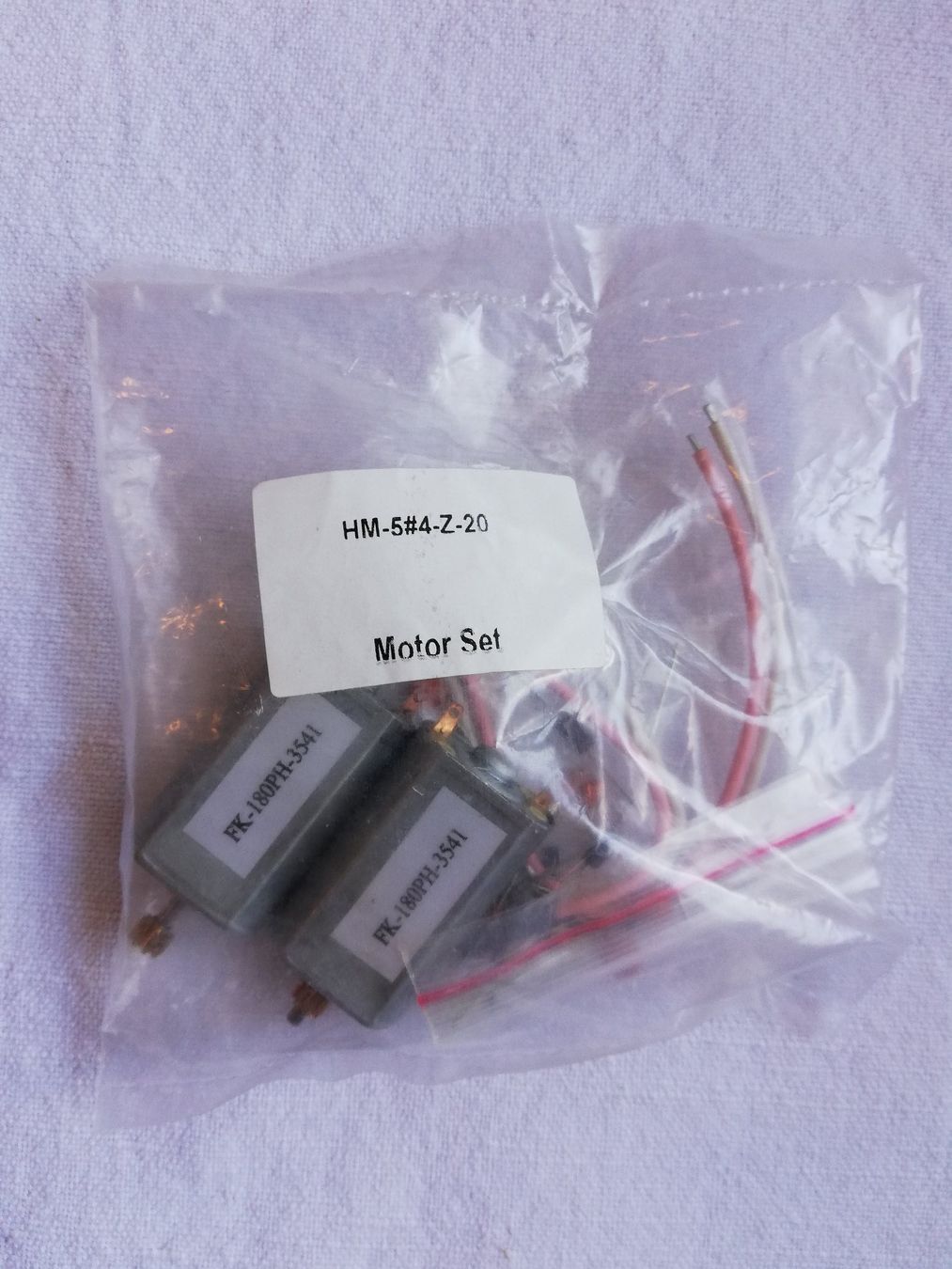 Modellismo RC: HM-5#4-Z-20 Motoren Set – Nuovo e nell'imballaggio originale da Witterswil venduto da ushornet