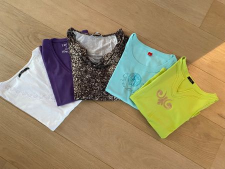 Damen Shirts 5 x ärmellos 36 einwandfrei