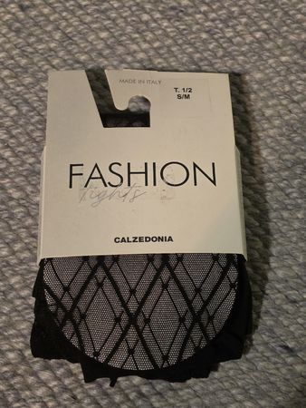 Calzedonia Fashion Strumpfhose schwarz Grösse S/M neu