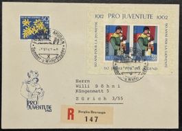 Schweiz Pro Juventute 1962 - Brief nach Zürich - schöne Mehr