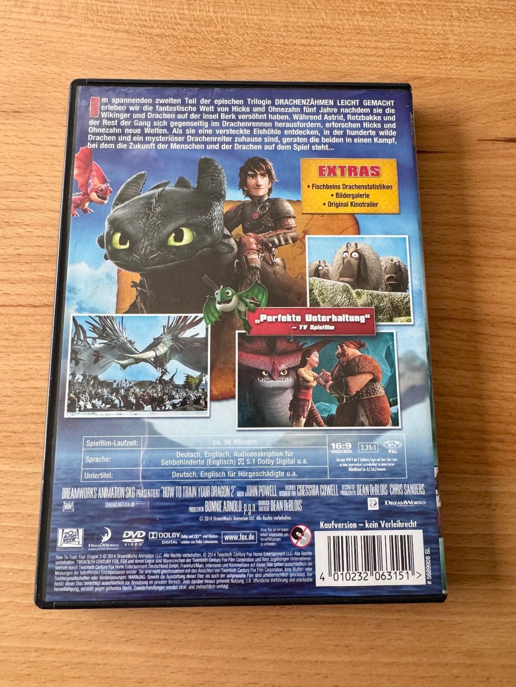 Tutti i DVDs: DVD - Drachenzähmen 2 – Usato da Gersau venduto da walin_6442 2