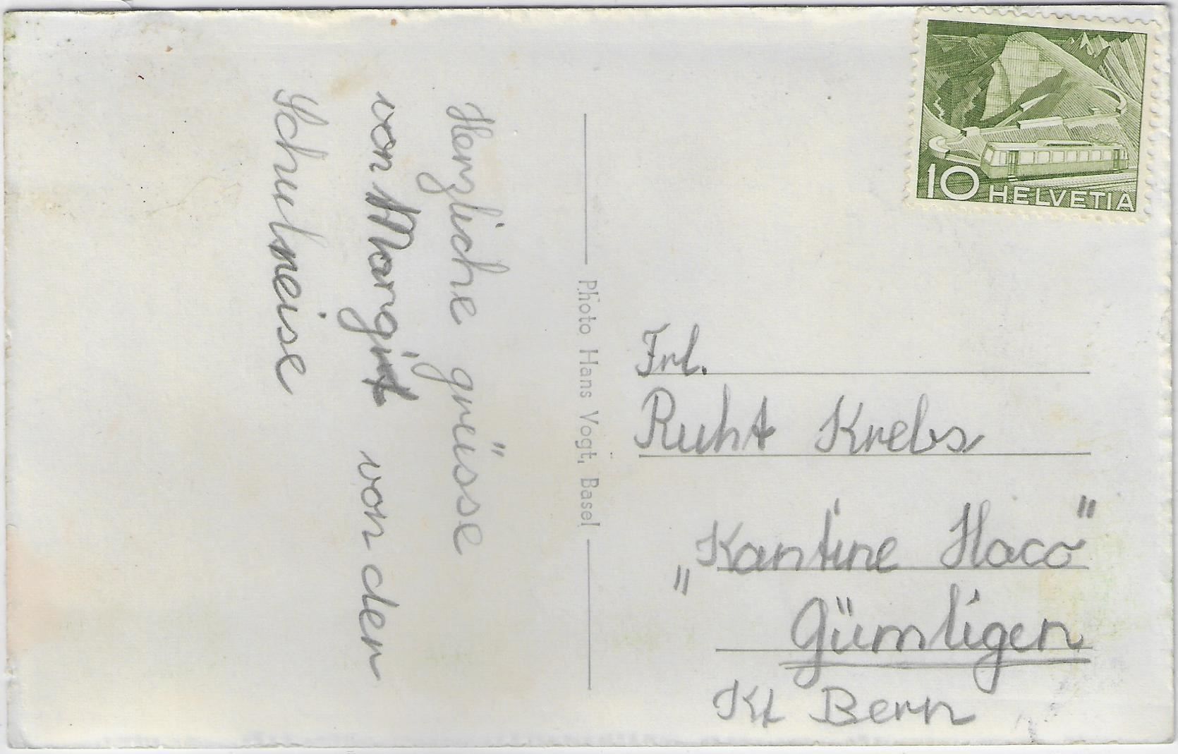 Cartoline postali: Bergwirtschaft Althüsli - Selzach SO – Usato da Ettingen venduto da Kartenplanet 1